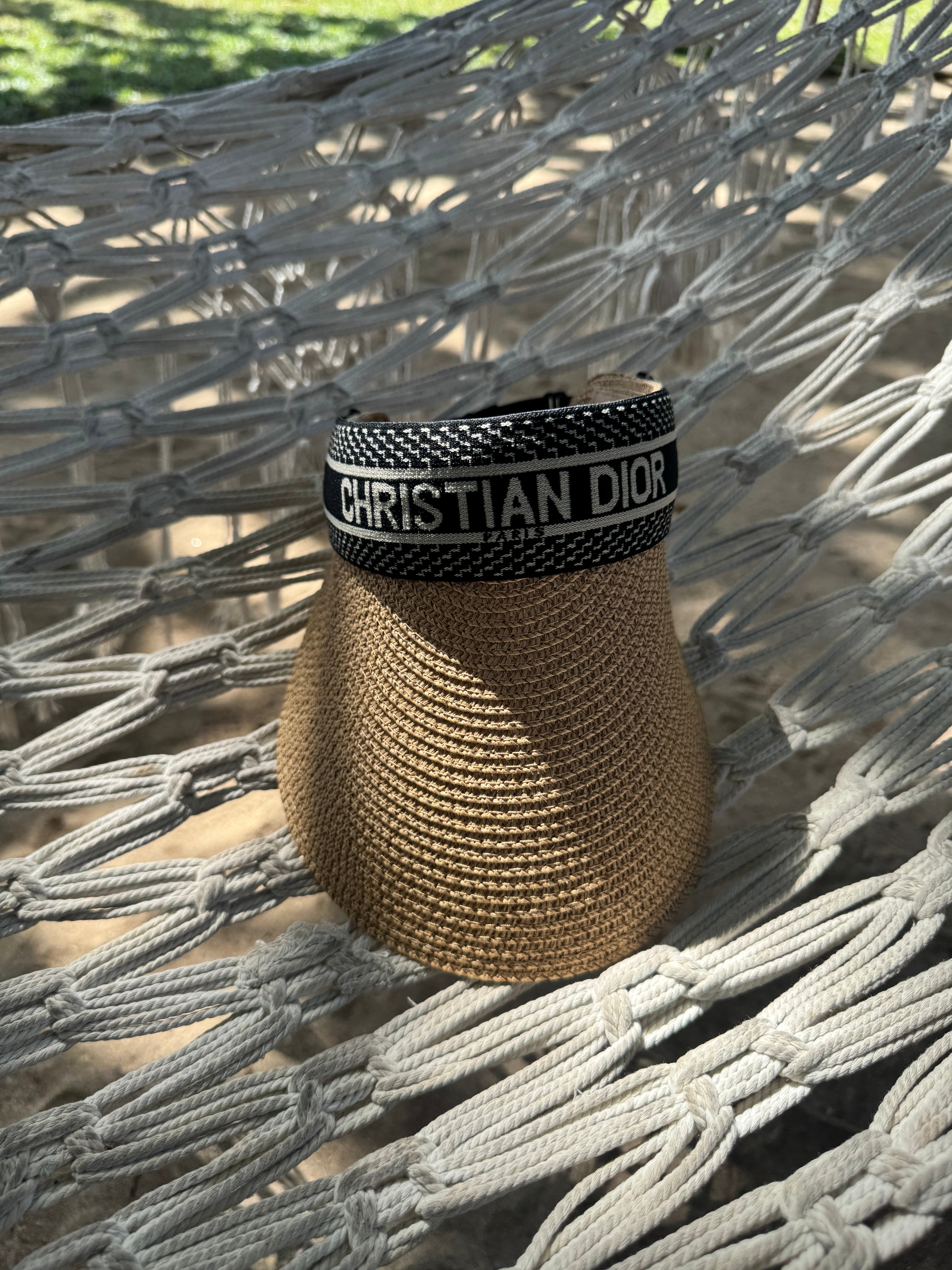 Riviera Sun Visor – Dior Inspired