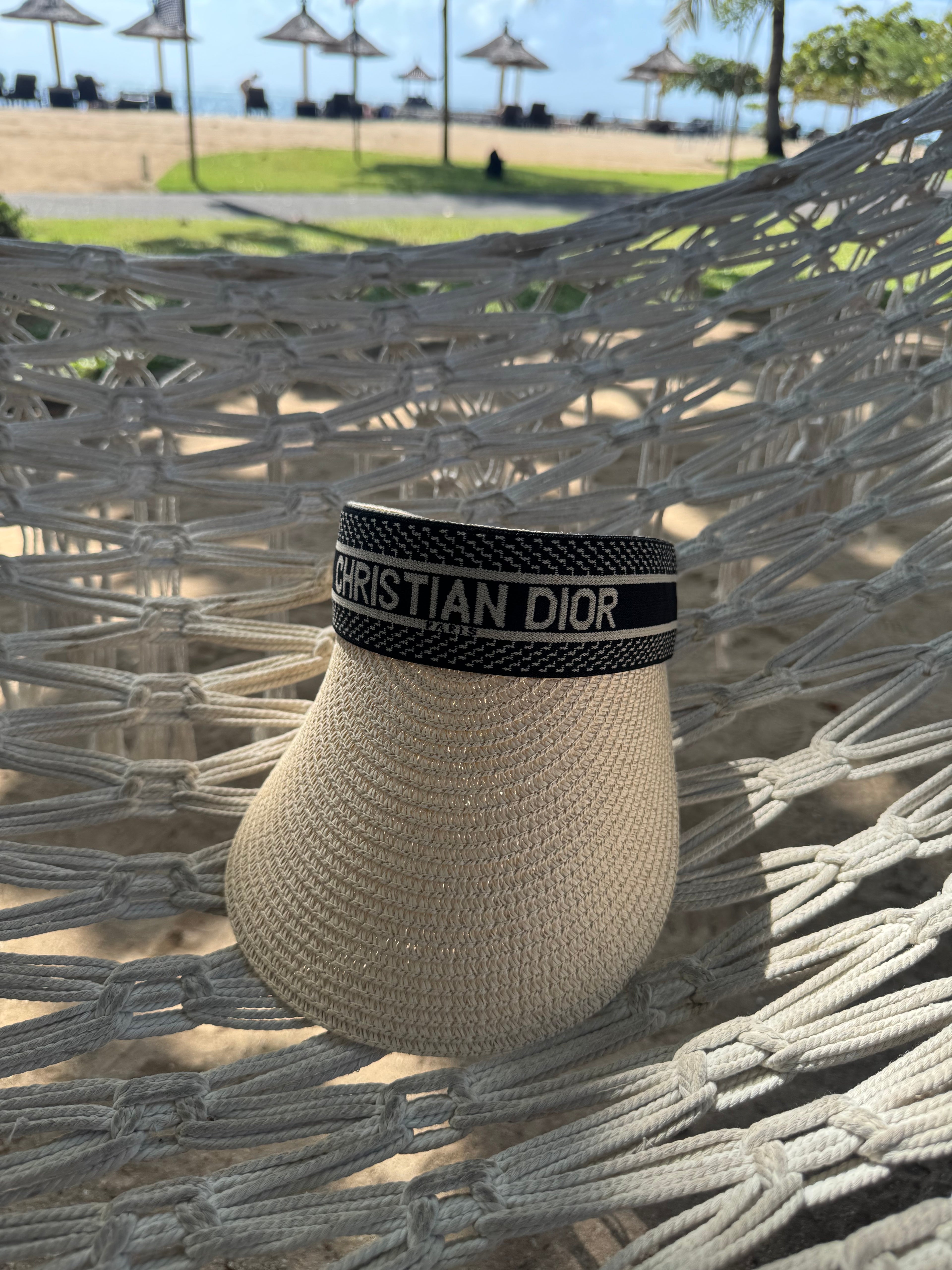 Riviera Sun Visor – Dior Inspired