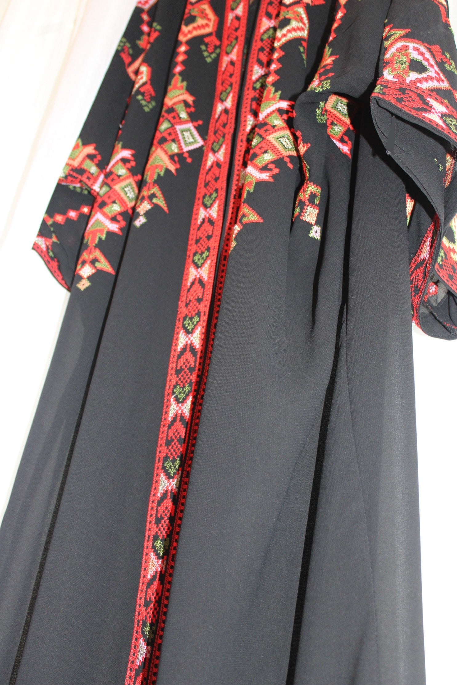 Open Palestinian Abaya – Made in Jordan