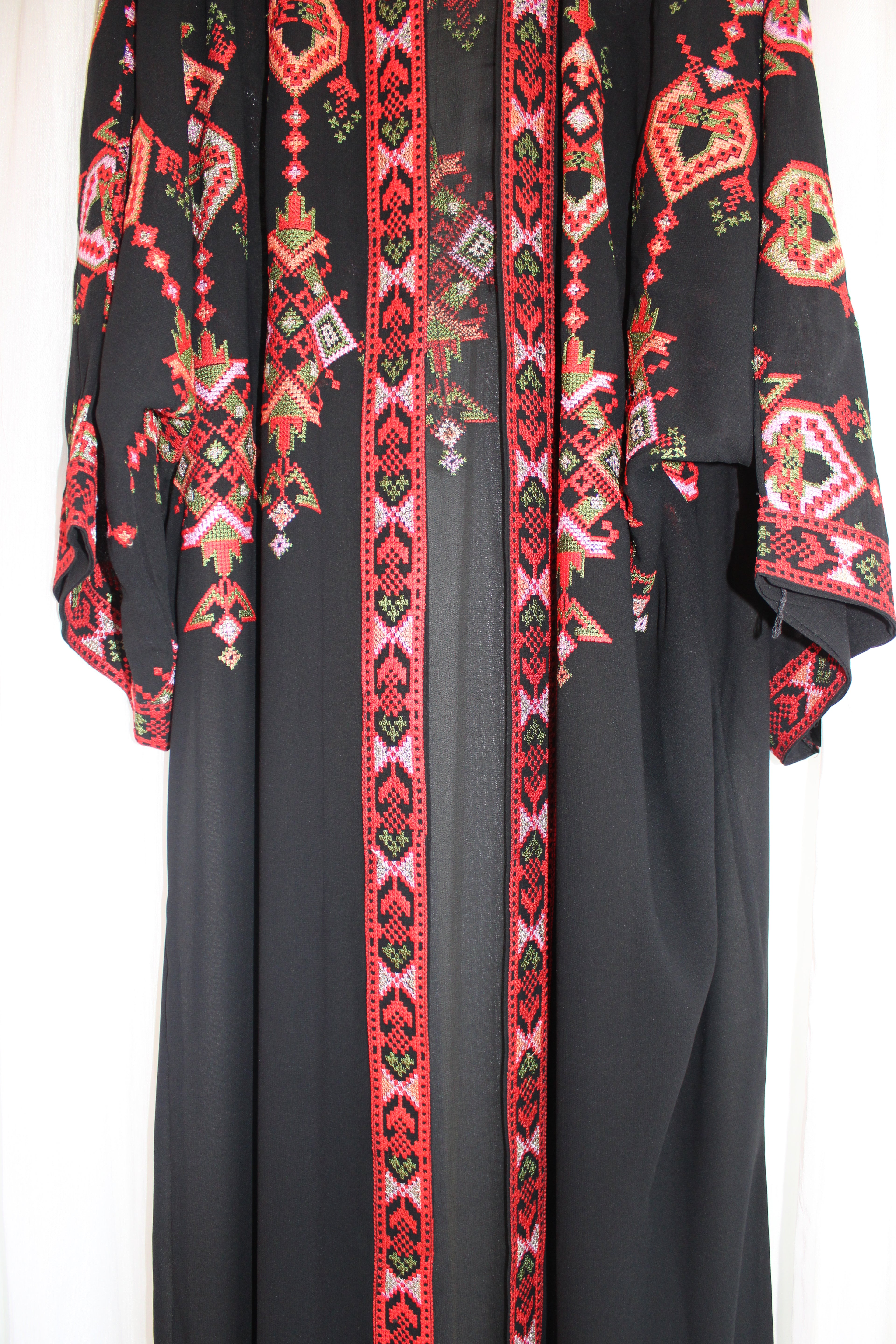 Open Palestinian Abaya – Made in Jordan