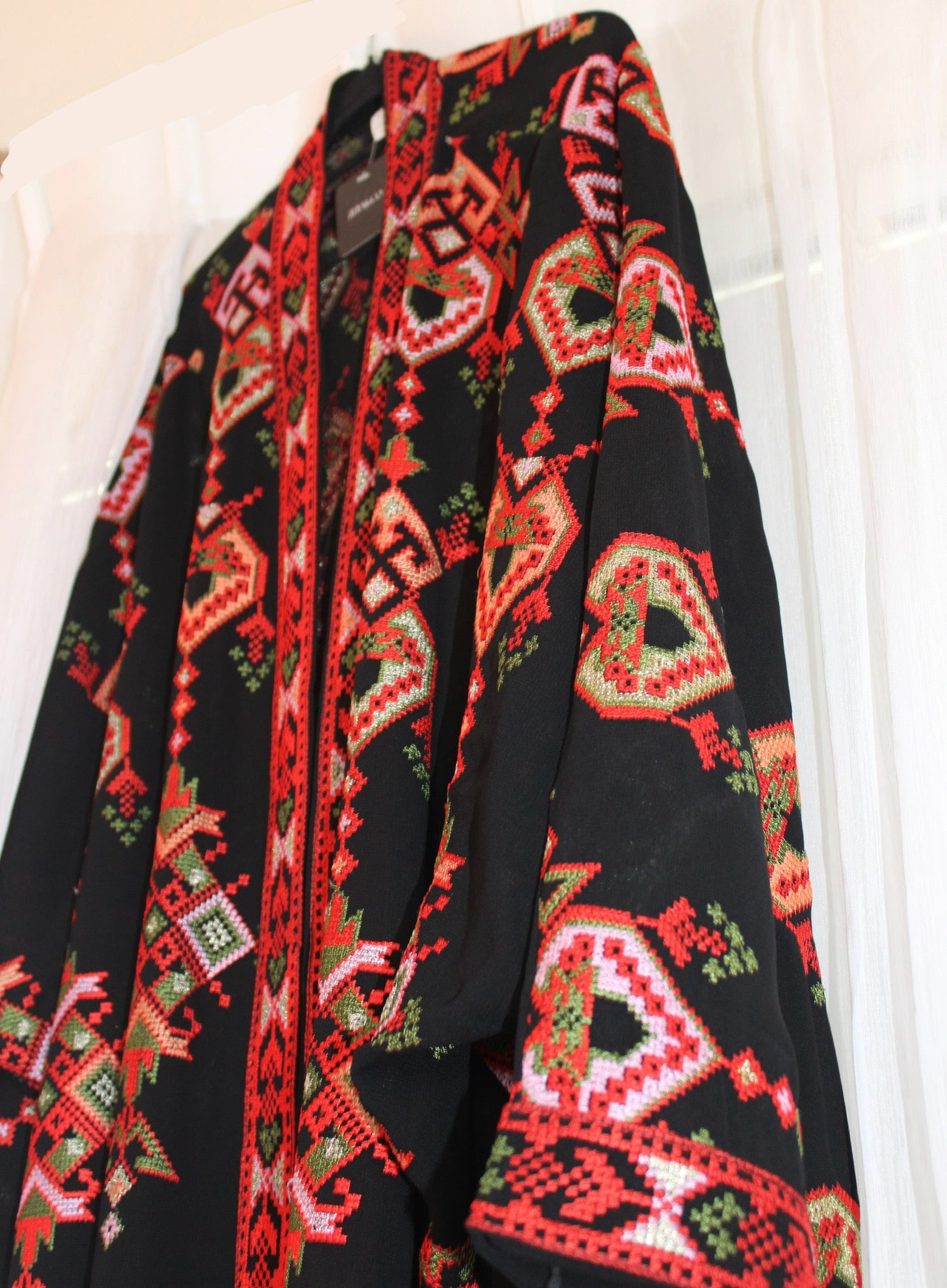Open Palestinian Abaya – Made in Jordan