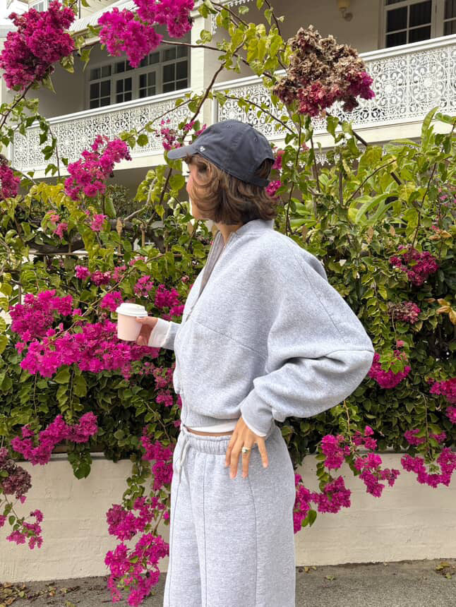 Fleece Lined Cotton Set (grey)