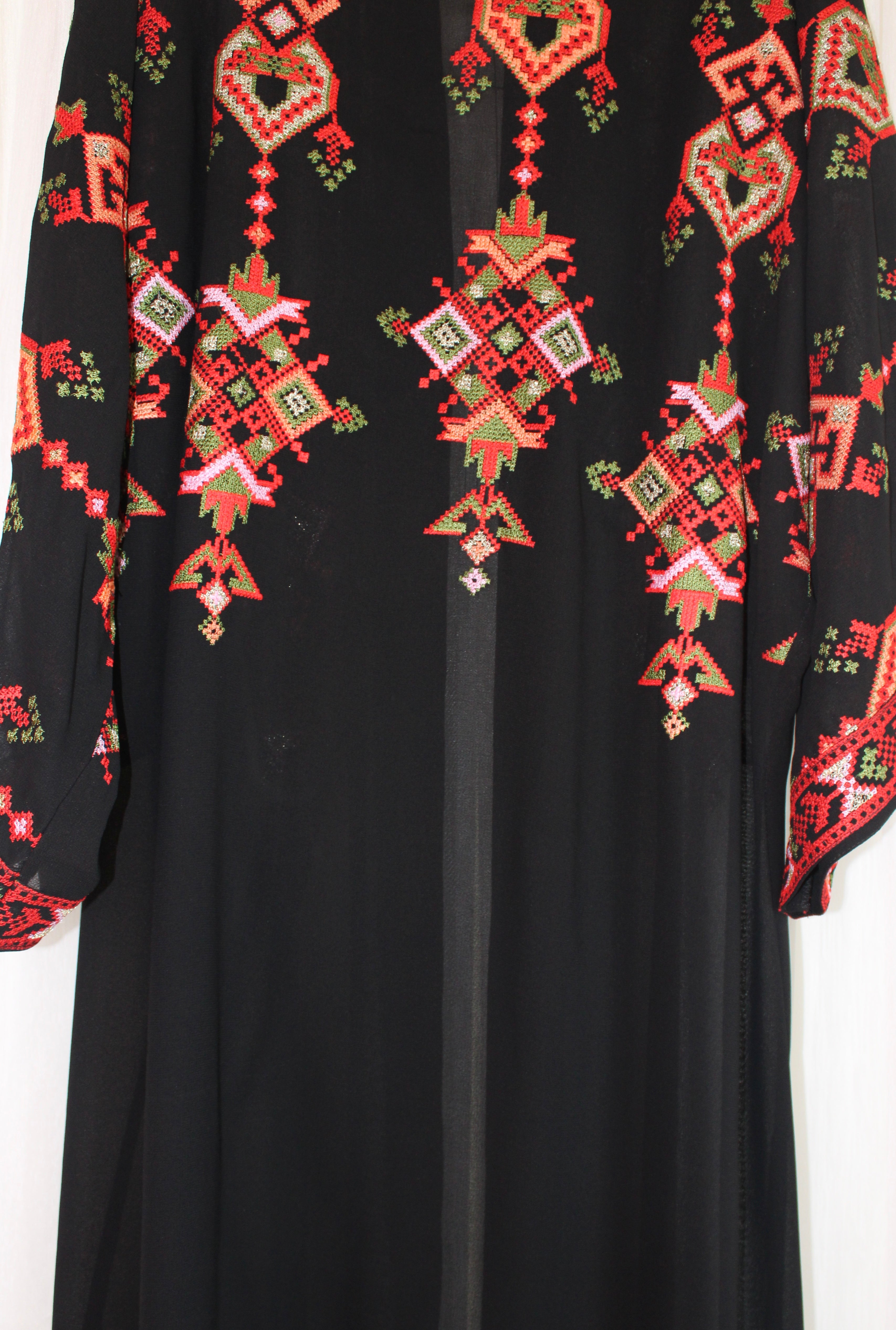 Open Palestinian Abaya – Made in Jordan
