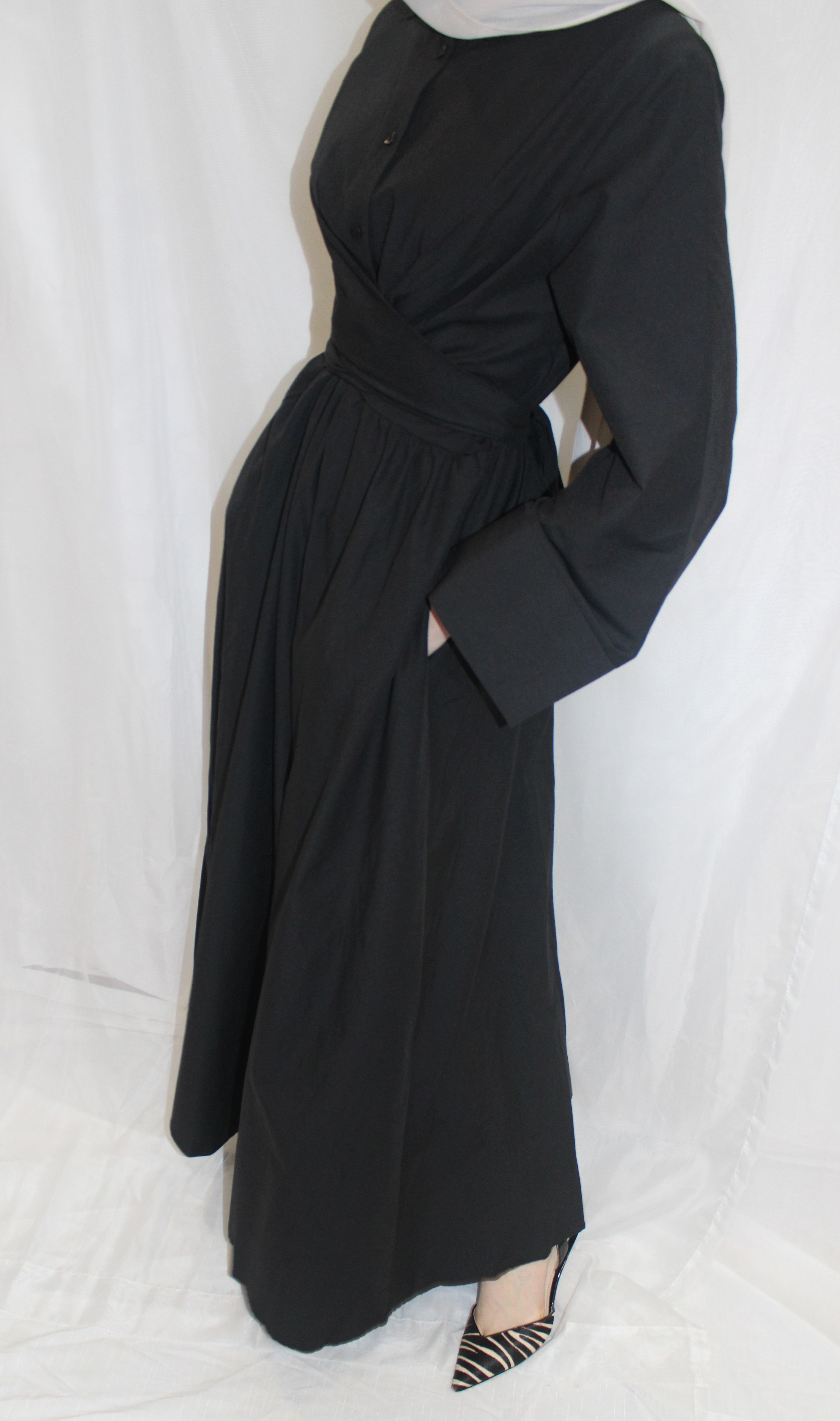 Tie Cross Bow Maxi Dress