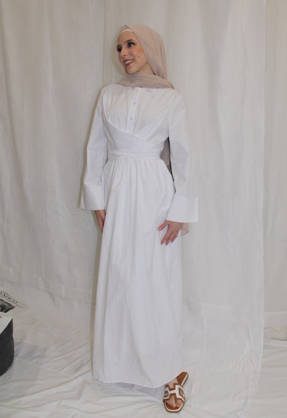 Tie Cross Bow Maxi Dress