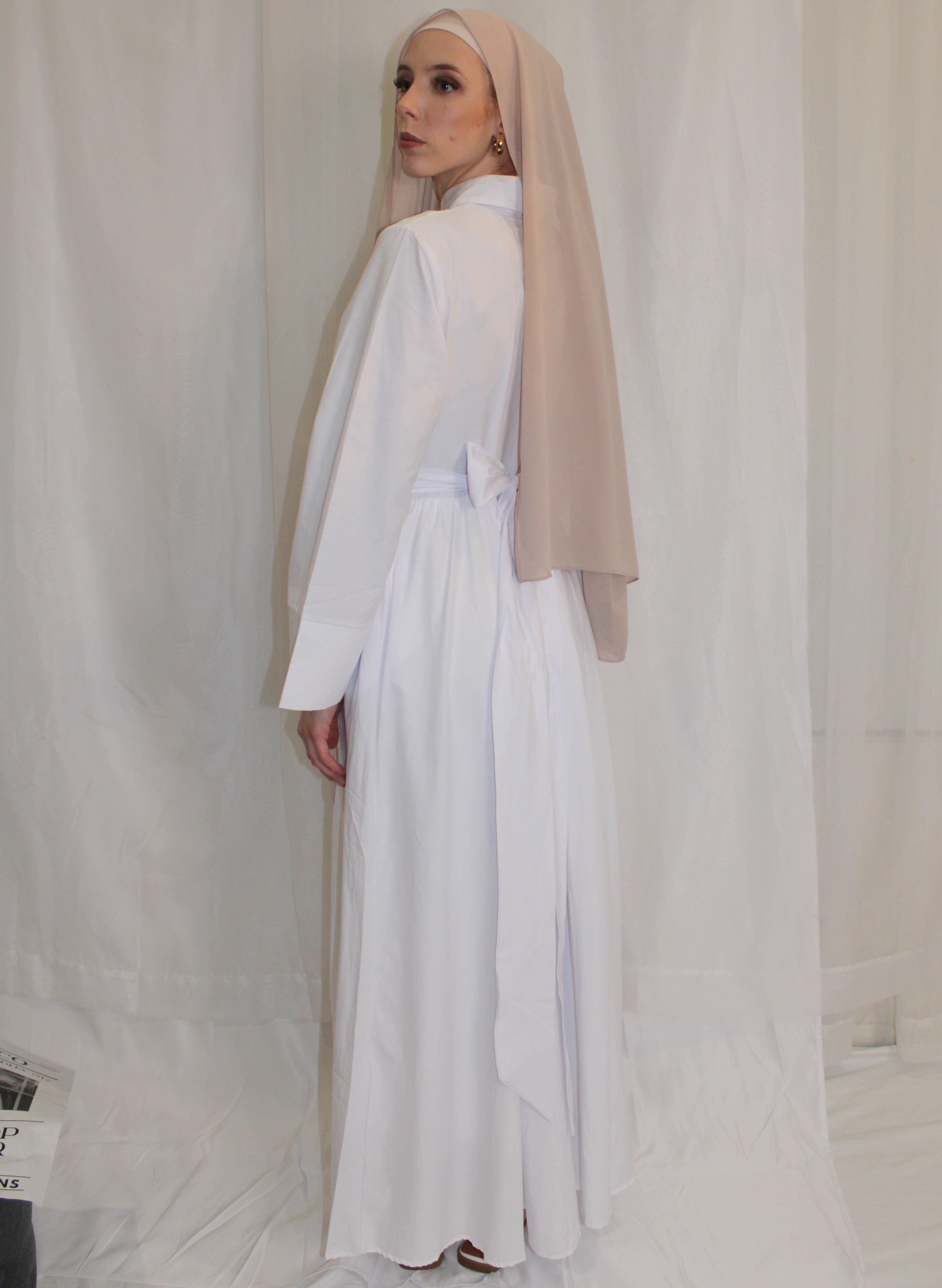 Tie Cross Bow Maxi Dress