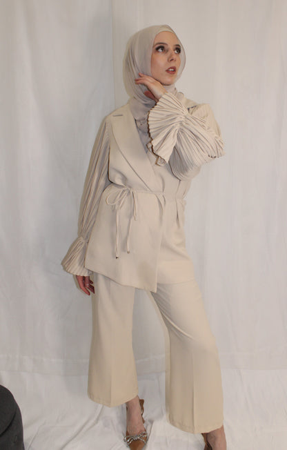 Pleated Grace Suit