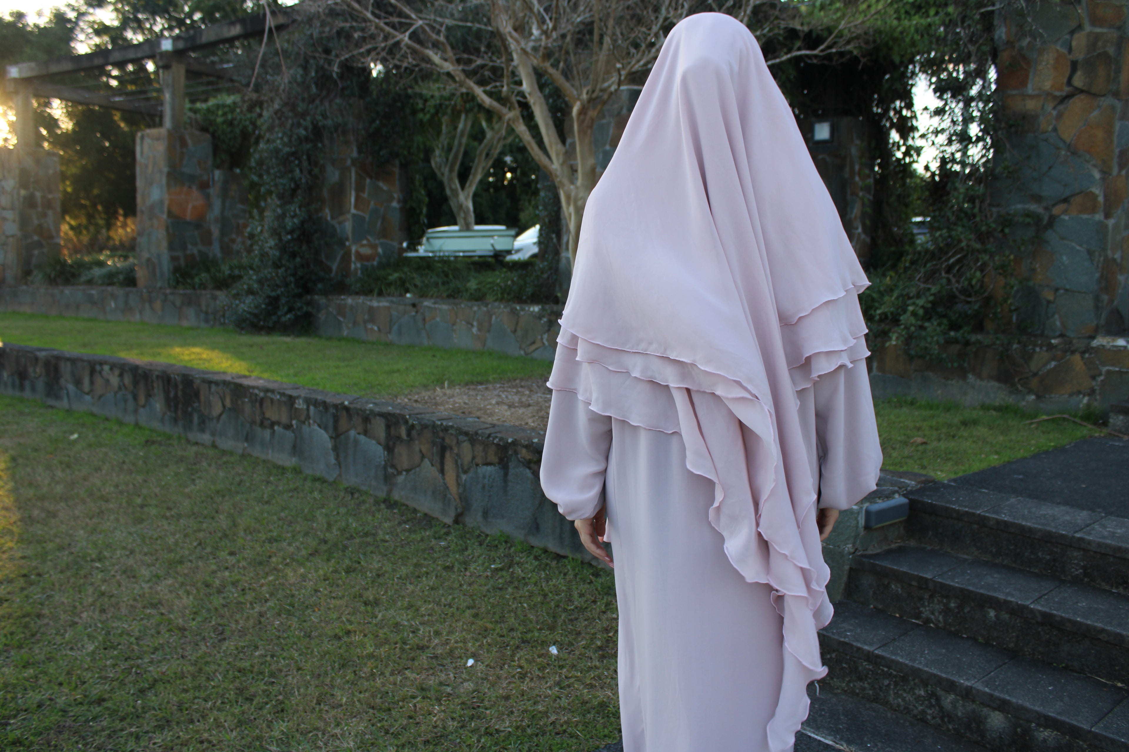 Khimar & Abaya Set (light beige)