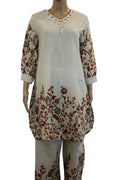 Ivory Bloom 3D Embroidered Set