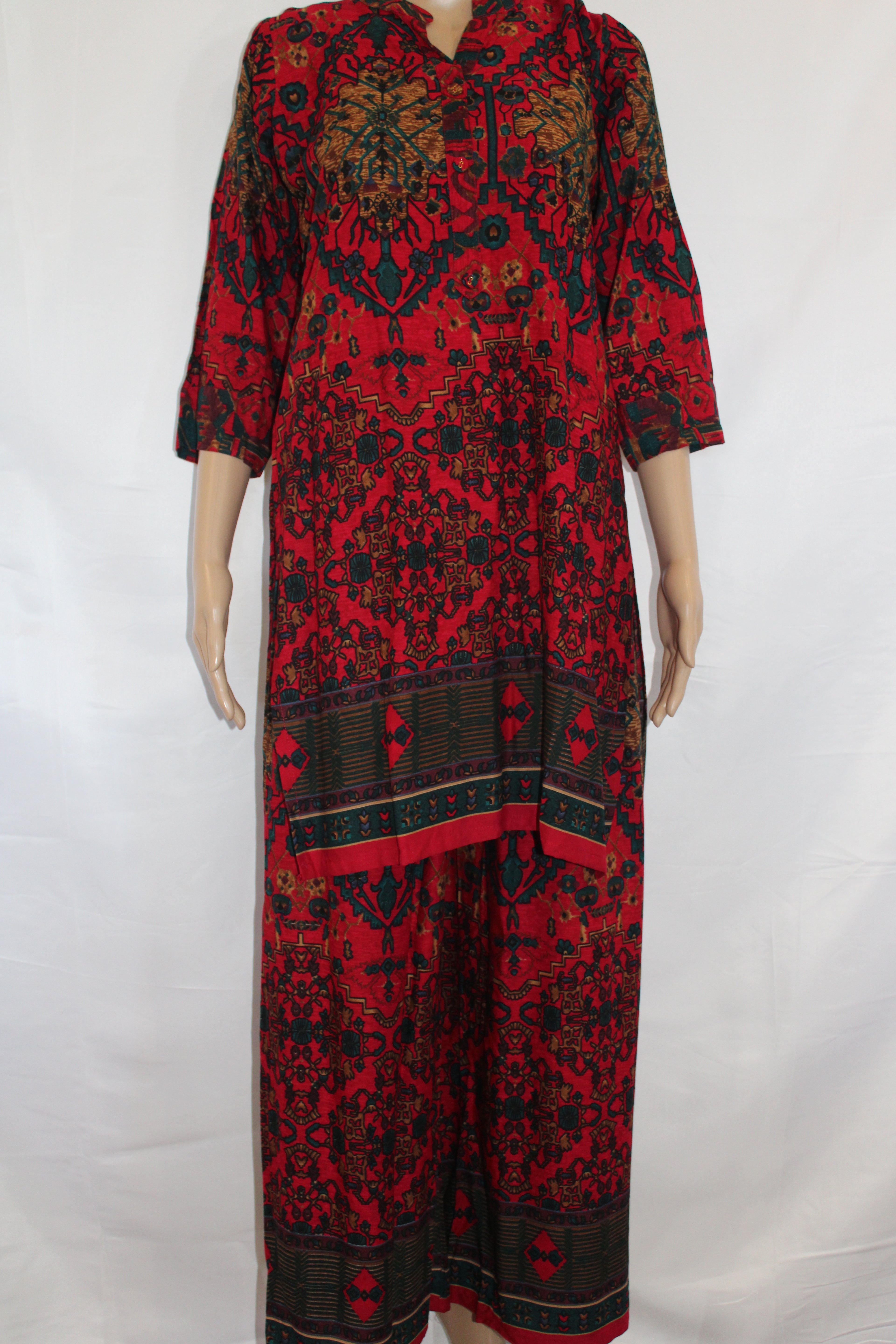 Fuchsia Tribal Co-Ord Set