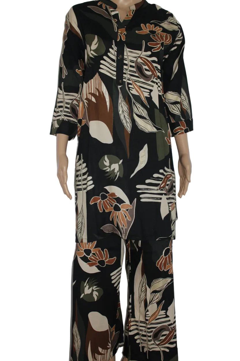 Monochrome Abstract Co-Ord Set