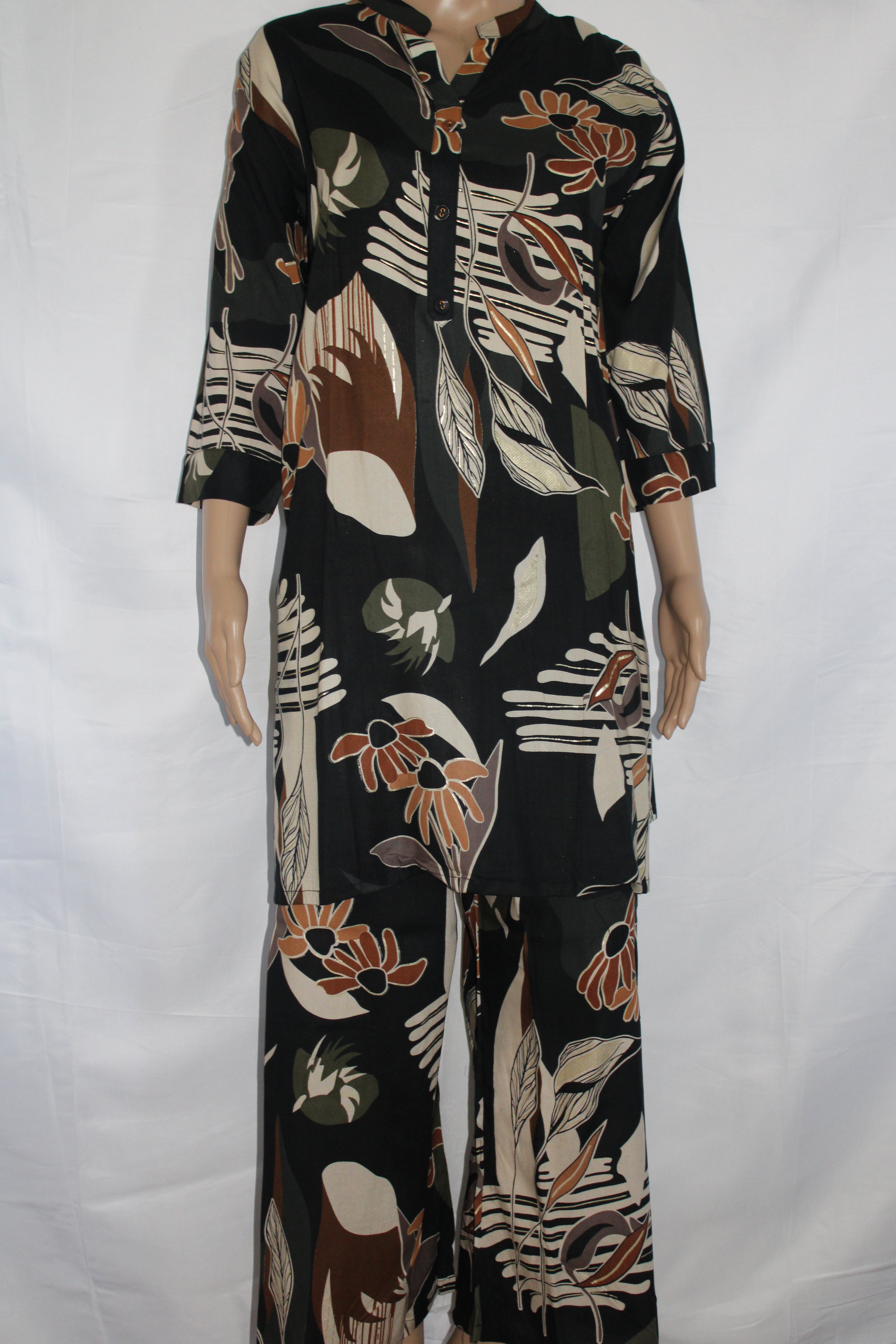 Monochrome Abstract Co-Ord Set