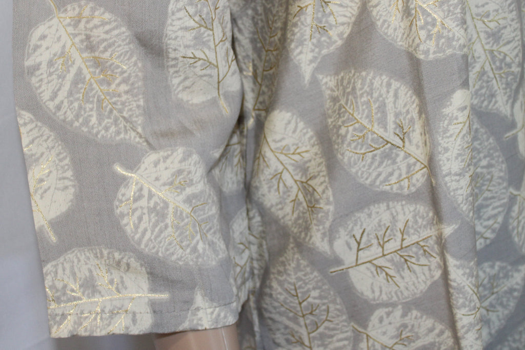 Golden Leaf Subtle Embroidered Set