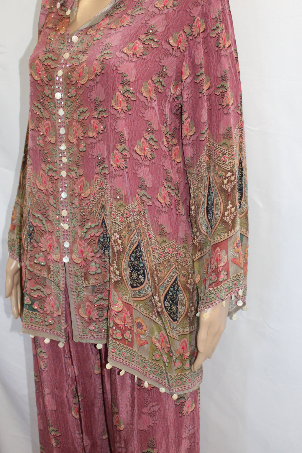 Rosewood Luxe Embellished Co-Ord Set