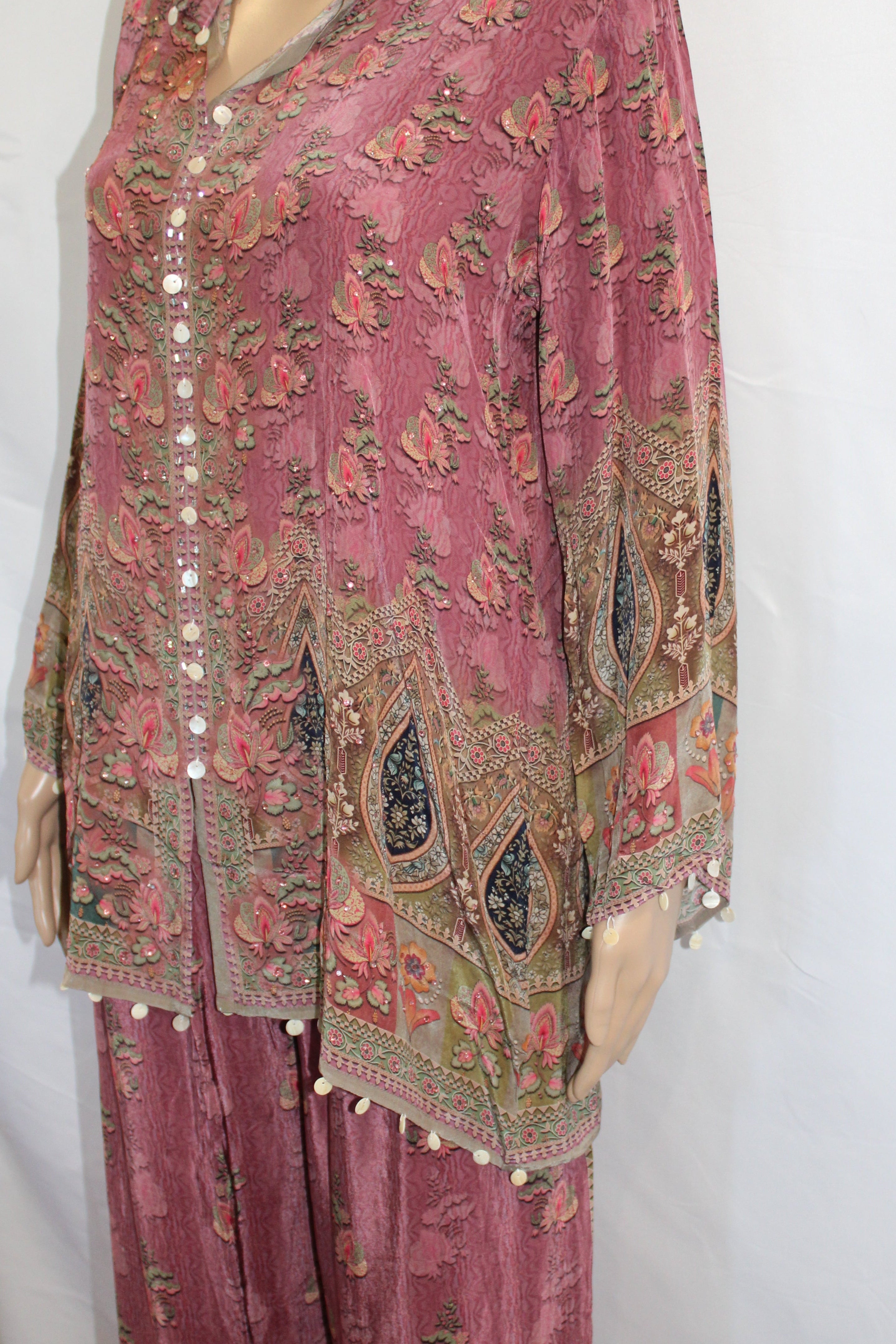 Rosewood Luxe Embellished Co-Ord Set