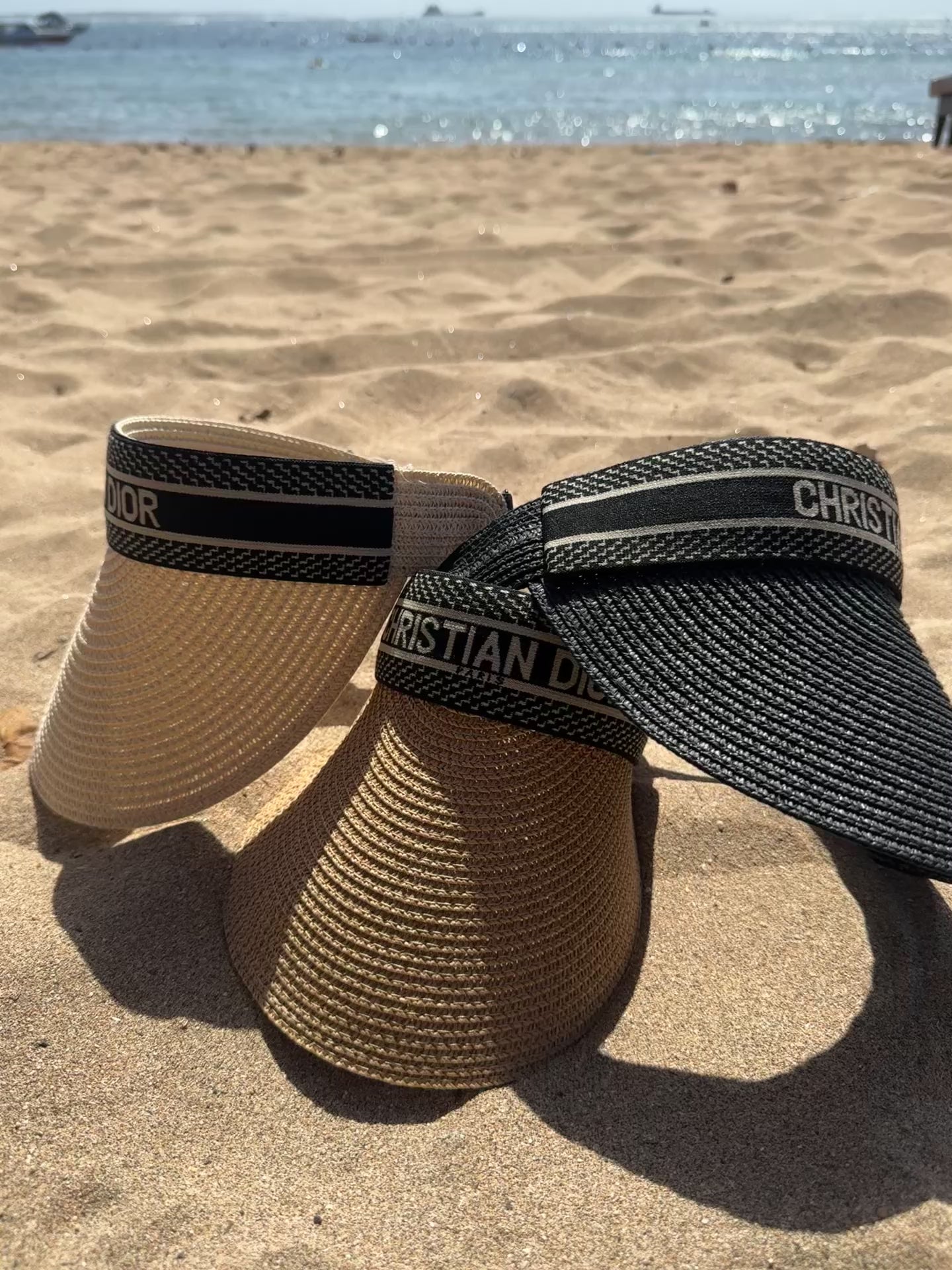 Riviera Sun Visor – Dior Inspired